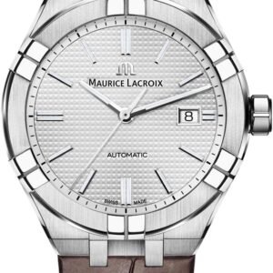 Maurice Lacroix Men's Aikon Automatic 42 mm Watch | Silver/B...