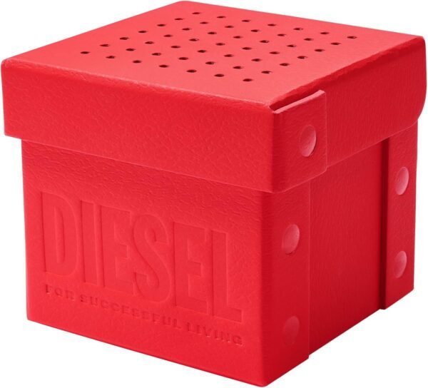 Diesel RASP Watch for Men, Quartz Movement with Silicone, St...
