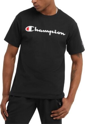Champion Men's T-Shirt, Classic Graphic T-Shirt, Soft and Co...