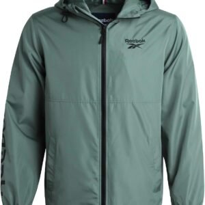 Reebok Men's Jacket - Full Zip Polar Fleece Lined Windbreake...