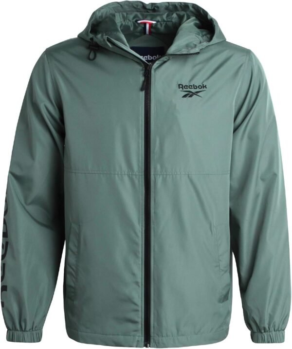 Reebok Men's Jacket - Full Zip Polar Fleece Lined Windbreake...