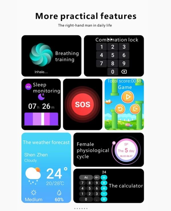 Smart Watch for Men/Women with Answer/Make Calls 1.85" Full ...