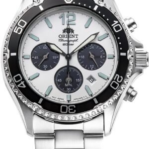 ORIENT RN-TX0203S Men's Metal Band Sports Diver Design MakoJ...
