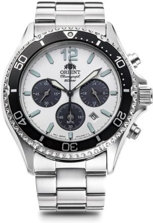 ORIENT RN-TX0203S Men's Metal Band Sports Diver Design MakoJ...