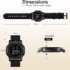 Mens Watch Ultra-Thin Digital Sports Watch Waterproof Stainl...