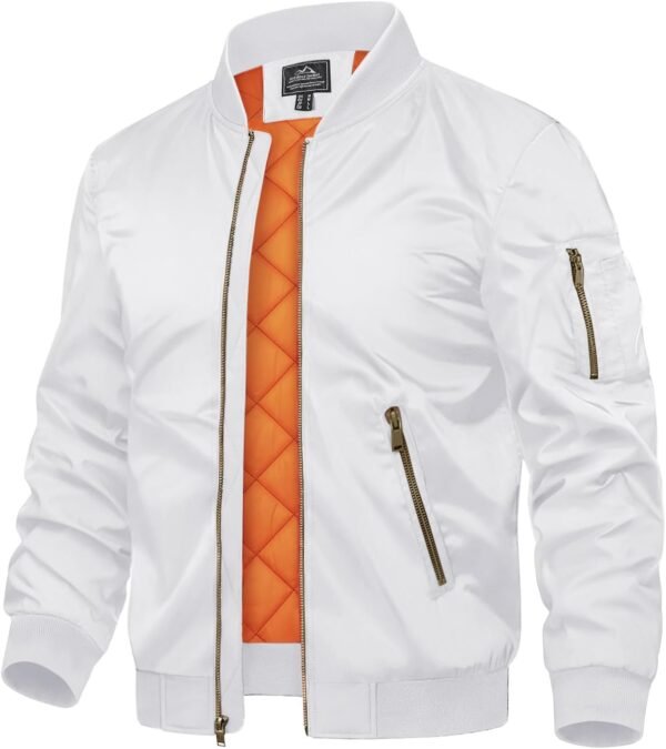 TACVASEN Men's Jackets-Bomber Jacket Fall Winter Warm Windbr...