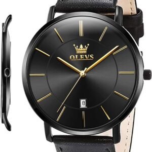 OLEVS Mens Watches Minimalist Ultra Thin Fashion Casual Anal...