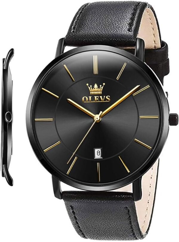 OLEVS Mens Watches Minimalist Ultra Thin Fashion Casual Anal...
