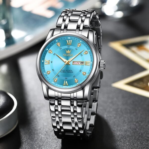 OLEVS Watch for Men Classic Business Dress Analog Quartz Sta... - Image 9