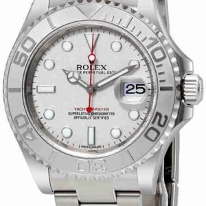 Rolex Yacht-Master Platinum Dial Steel and Platinum Mens Wat...