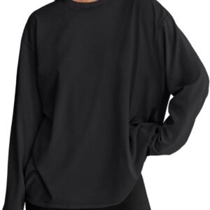 Trendy Queen Womens Oversized Long Sleeve T Shirts 2025 Basi...