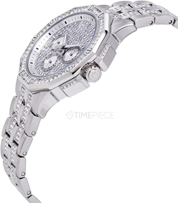 Bulova Men's Crystal Octava Chronograph Quartz Watch, Pave C...