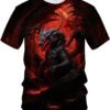 Traditional Dragon T-Shirt Funny Anime Graphic Tee Shirt