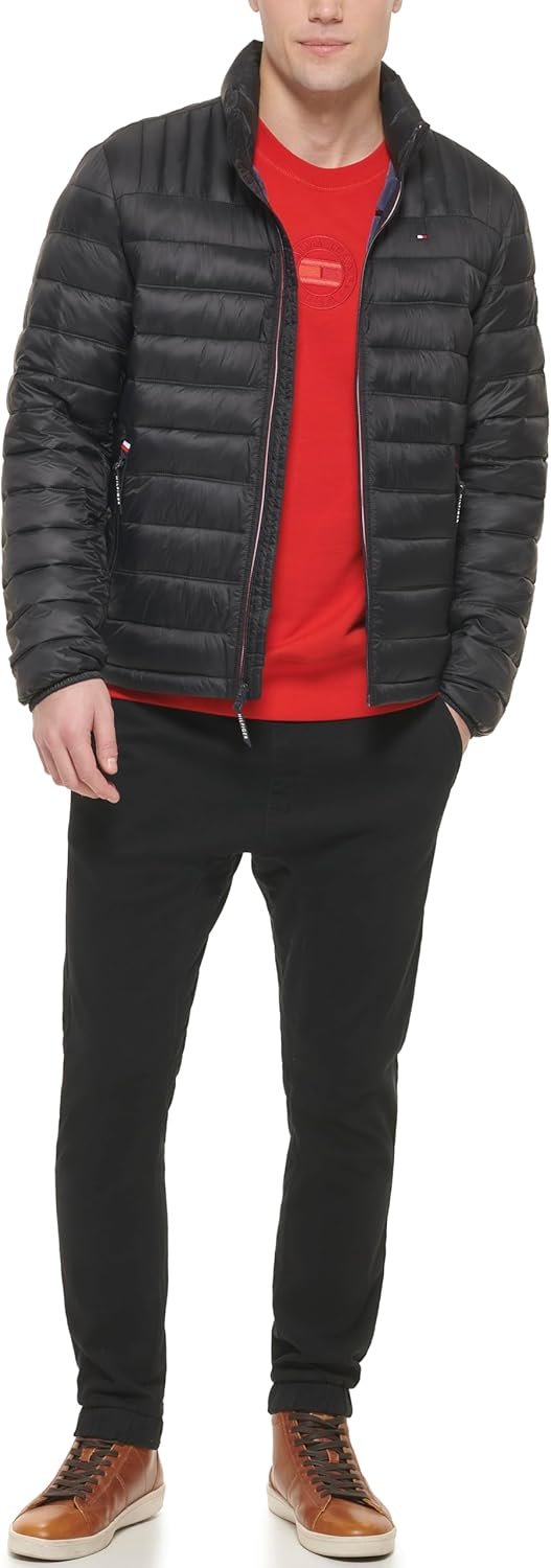 Tommy Hilfiger Men's Ultra Loft Lightweight Packable Puffer ...