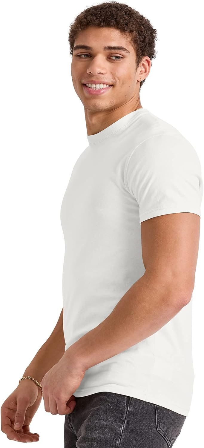 Hanes Men's Originals Lightweight Tri-Blend Crewneck T-Shirt... - Image 3