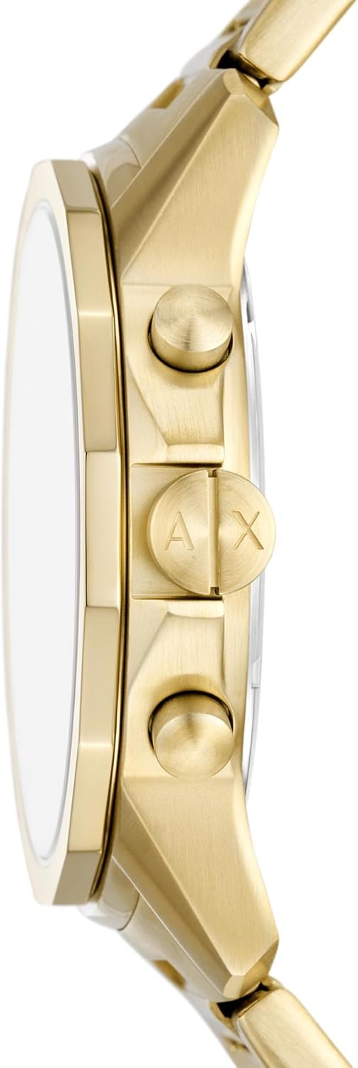 A|X Armani Exchange Chronograph Dress Watch for Men with Sta...