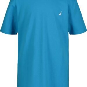 Nautica Boys' Short Sleeve Solid V-Neck T-Shirt, Soft, Comfo...