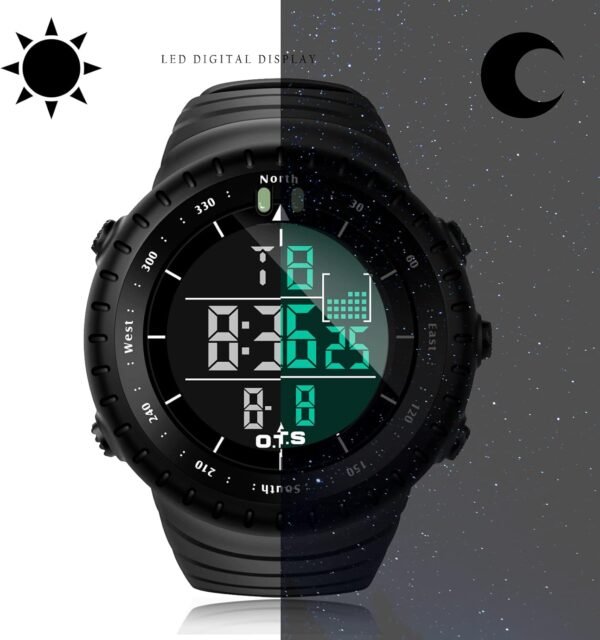 PALADA Men's Digital Sports Watch Waterproof Tactical Watch ...