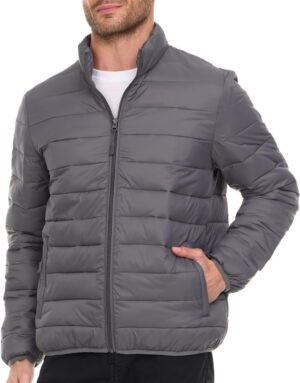 Packable Puffer Jacket Men, Warm Lightweight Winter Jackets ...