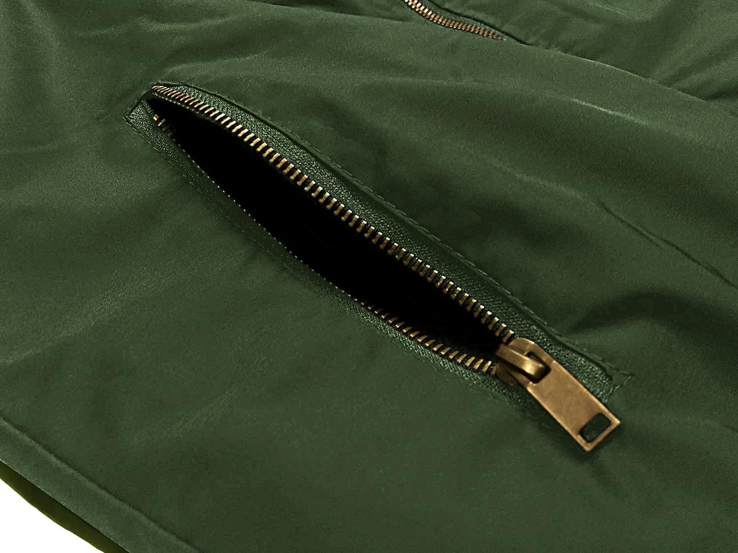 MAGNIVIT Men's Bomber Jacket Casual Fall Winter Military Jac... - Image 5