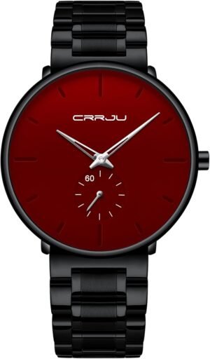 Mens Watches Ultra-Thin Minimalist Waterproof-Fashion Wrist ...