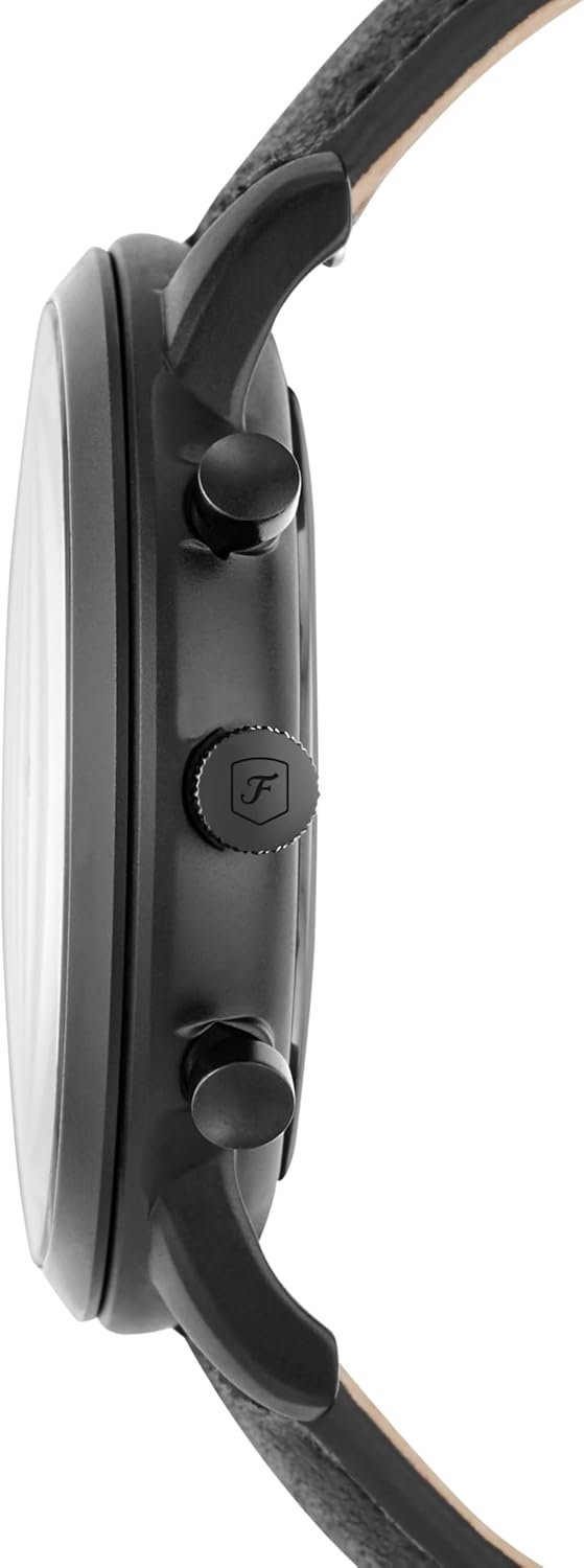 Fossil Men's Neutra Quartz Stainless Steel and Leather Chron...