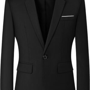 Mylldey Mens Blazers Slim Fit Business Casual Men Suit Sport...