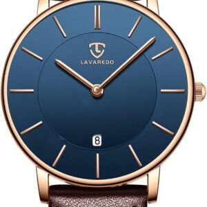 L LAVAREDO Watch for Men, Extremely Thin Mens Watches Minima...