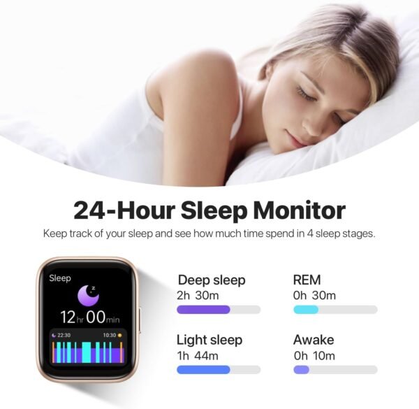 Smart Watch for Men Women - Answer/Make Calls/Quick Reply/AI...