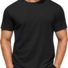 COOFANDY Men's Cotton T-Shirt Short Sleeve Crew Neck Tee Shi...