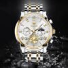 OLEVS Men Business Watches Dress Watch with Day,Green/Black/...