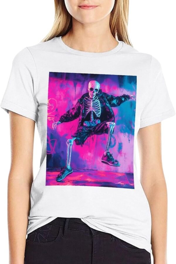 Streetwear Oversized Vintage Print T Shirt for Women Short S...