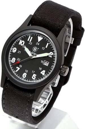 Smith & Wesson Men's Military Watch, 3 Interchangeable Canva...