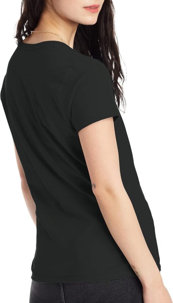 Hanes Perfect-T V-Neck T-Shirt, Cotton Short Sleeve Tee for ...