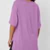 Trendy Queen Oversized Tshirts for Women Workout Plus Size T...