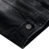 QIMYUM Jean Jacket For Men, Distressed Slim Denim Jacket