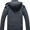 OTU Men's Lightweight Waterproof Hooded Rain Jacket Outdoor ...