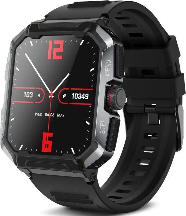 Smart Watch for Men(Answer/Make Call),1.85" 400mAh Military ...