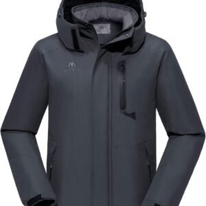 GOLDEN CAMEL Men's Winter Jacket Windproof Ski Snow Jacket W...