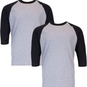 Gildan Adult Heavy Cotton 3/4 Raglan T-Shirt, Style G5700, 2...