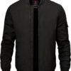 TBMPOY Men's Lightweight Bomber Jackets Light Track Jackets ...