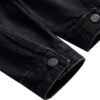QIMYUM Jean Jacket For Men, Distressed Slim Denim Jacket