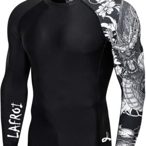 LAFROI Men's Long Sleeve UPF 50+ Baselayer Skins Performance...