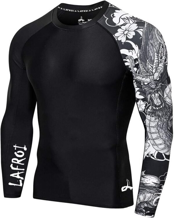 LAFROI Men's Long Sleeve UPF 50+ Baselayer Skins Performance...