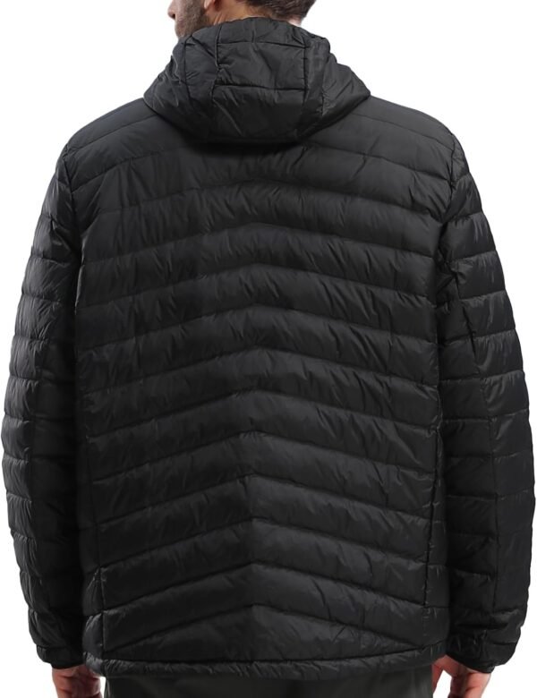 CAMEL CROWN Men's Packable Down Jacket Hooded Lightweight Pu...