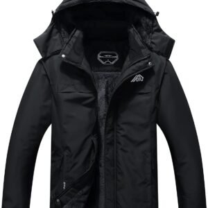 OTU Men's Waterproof Ski Jacket Snowboarding Windbreaker War...