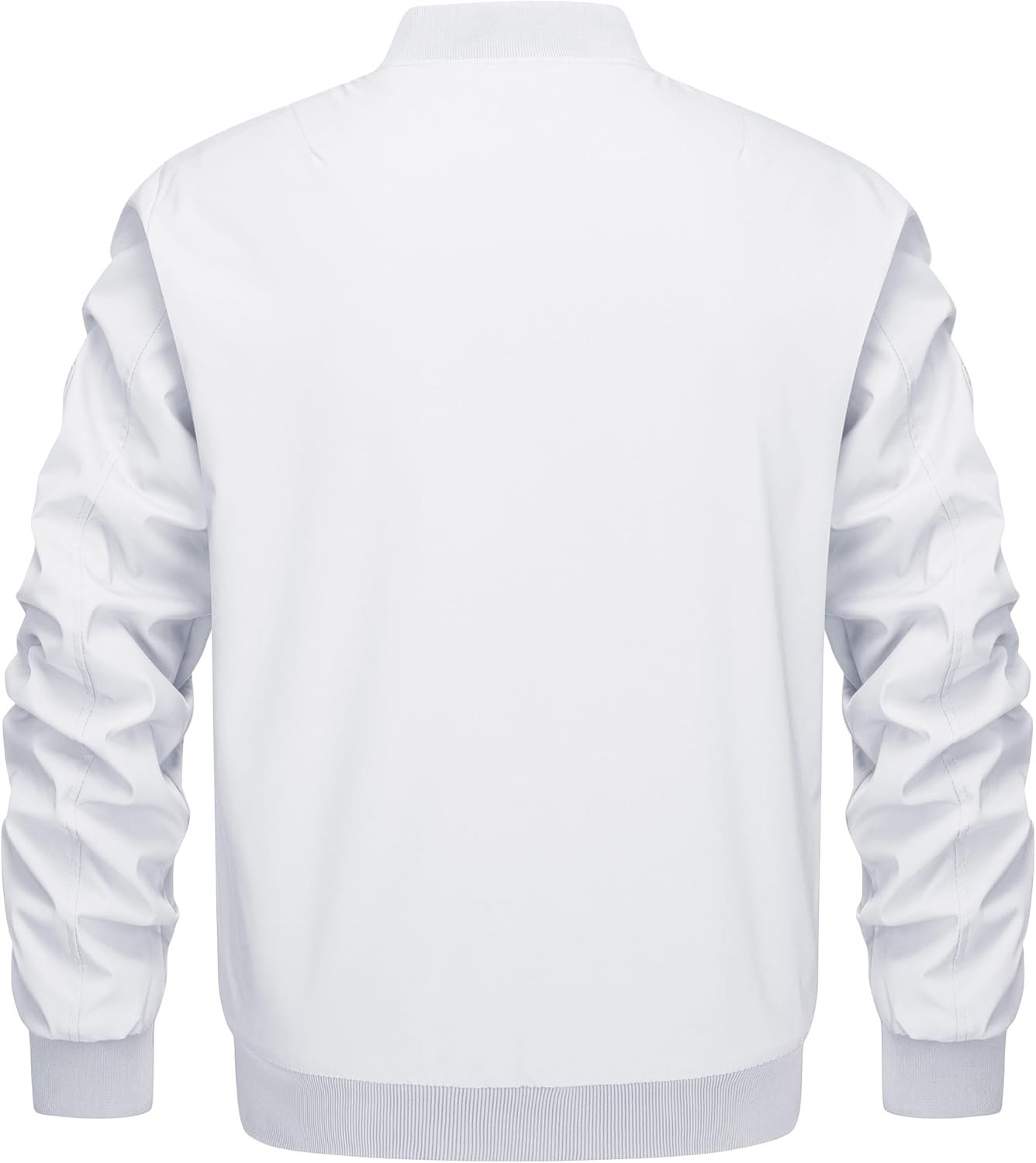 KEFITEVD Men's Jacket Casual Windproof Bomber Jackets Full Z... - Image 7