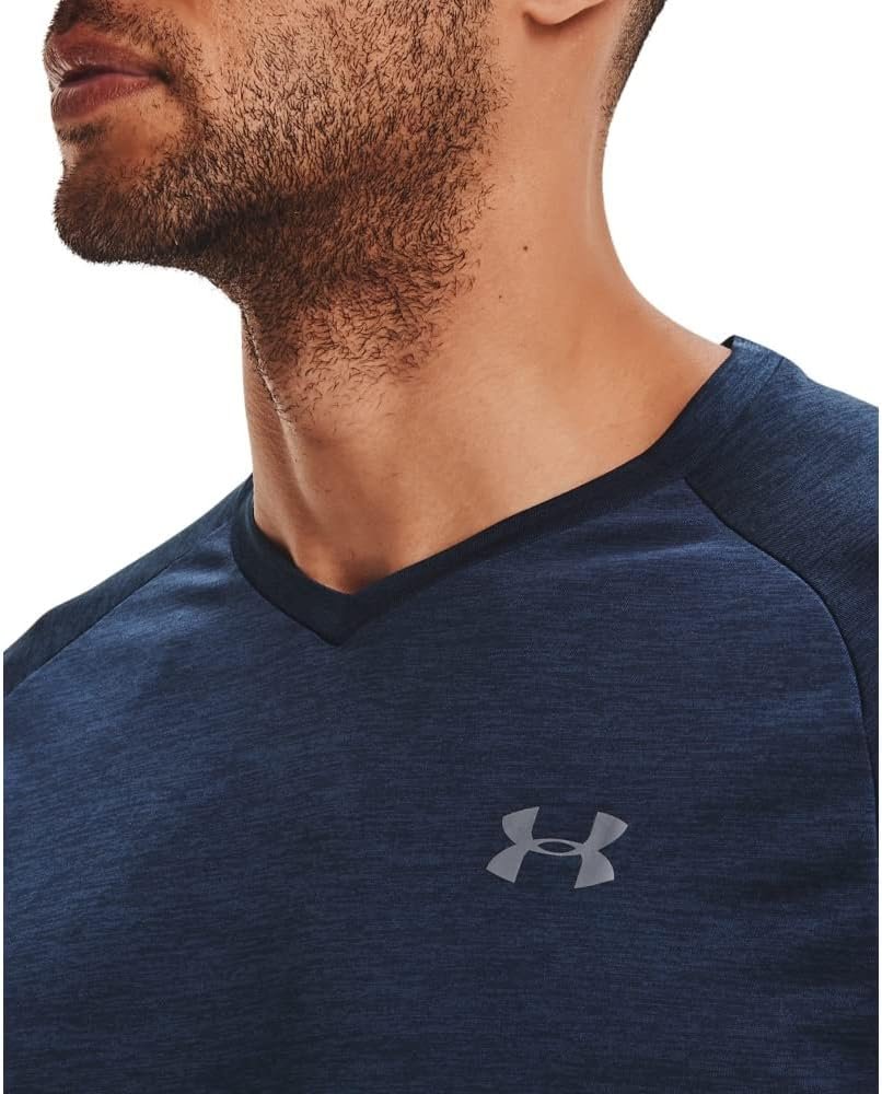 Under Armour Mens Tech 2.0 V-Neck Short-Sleeve T-Shirt - Image 4