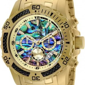 Invicta Men's Pro Diver Scuba Quartz Watch, Gold, 25094