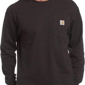 Carhartt Men's Loose Fit Heavyweight Long Sleeve Pocket T-Sh...
